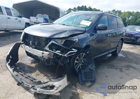 2014 Nissan Pathfinder Sv z USA, uszkodzony, nr VIN 5N1AR2MM8EC652451